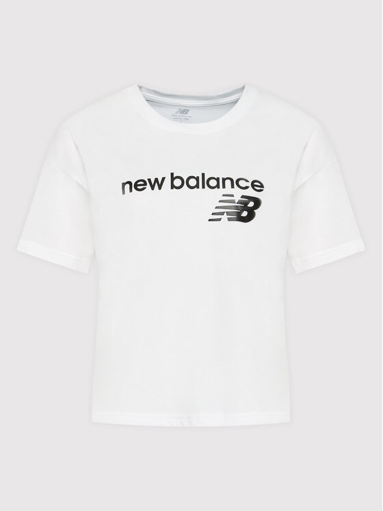 New Balance New Balance T-Shirt WT03805 Λευκό Relaxed Fit