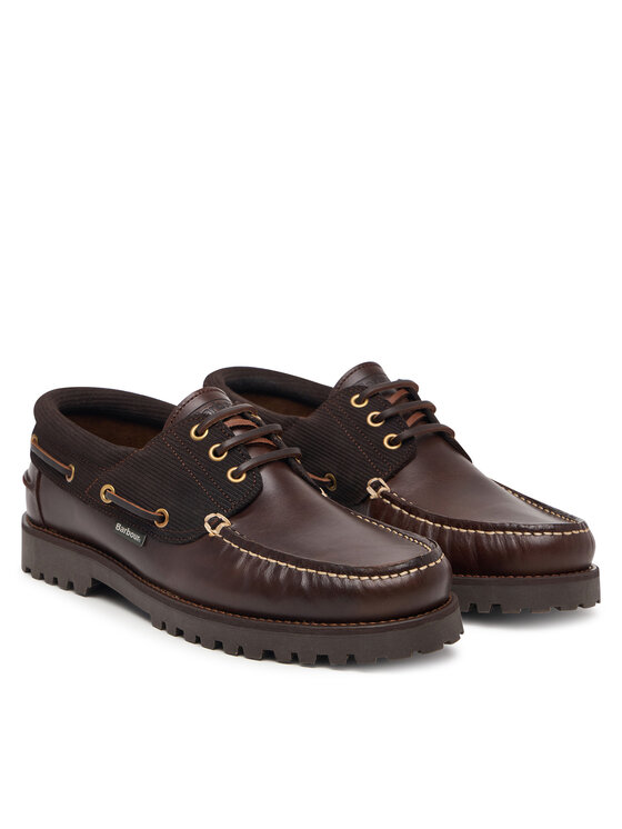 Barbour Félcipő Barbour Deck Boat MFO0795BR98 Sötétbarna