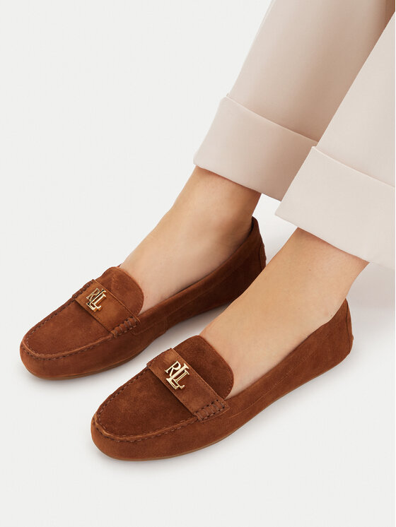 LAUREN RALPH LAUREN Μοκασίνια LAUREN RALPH LAUREN Barnsbury 802821629032 Καφέ