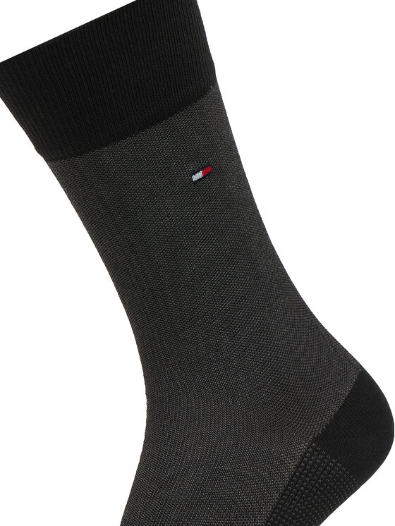 Tommy Hilfiger Șosete lungi Tommy Hilfiger 701241156 Negru