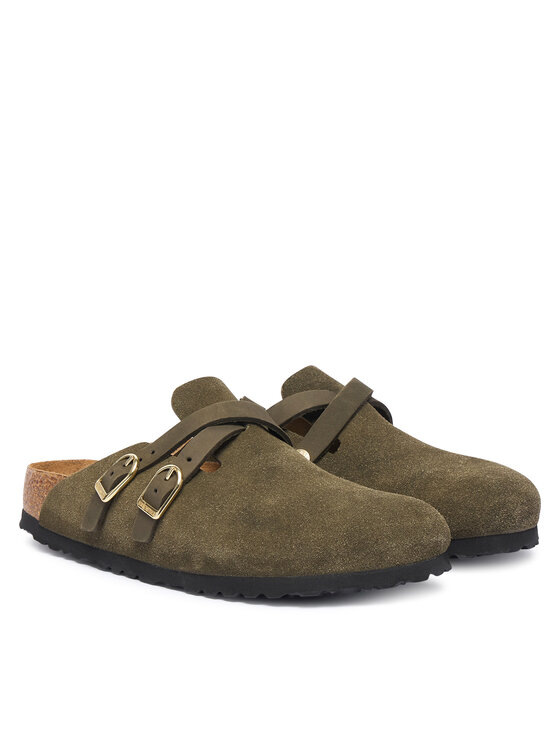 Birkenstock Natikače Birkenstock Blair D-Buckle 1033158 Tamno zelena