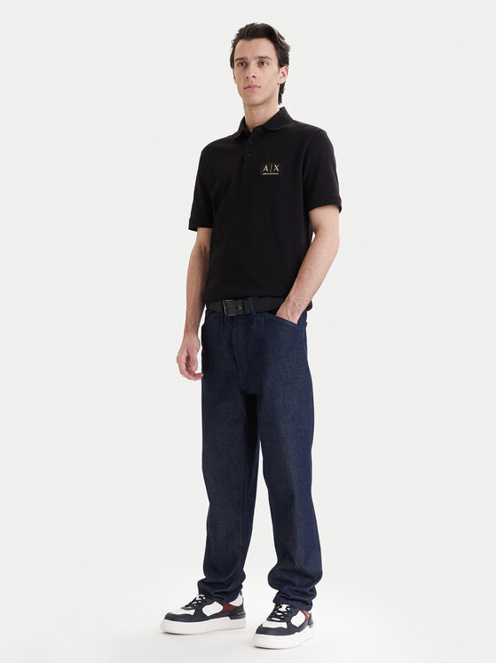 Armani Exchange Armani Exchange Polo XM002231 AF10366 UC001 Negro Regular Fit