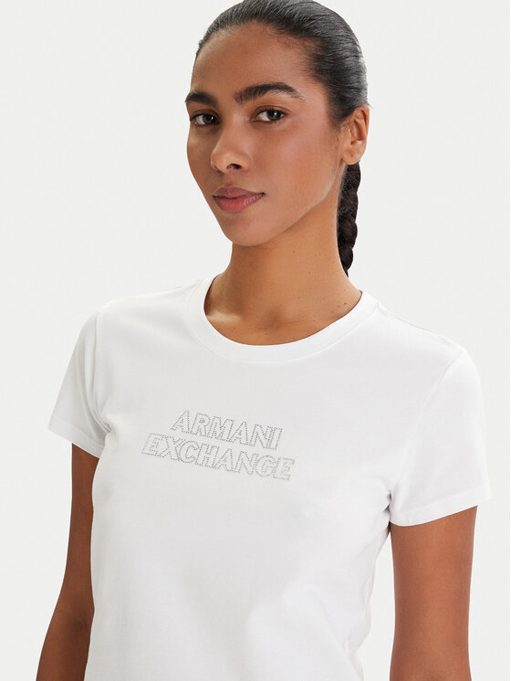 Armani Exchange Armani Exchange Camiseta XW002293 AF17173 U0002 Blanco Slim Fit