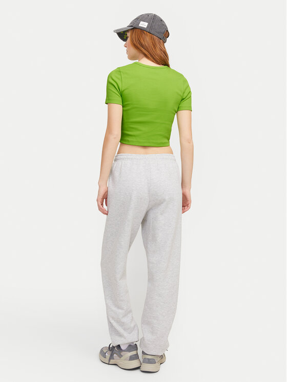 JJXX JJXX Футболка Florie 12217164 Зелений Slim Fit