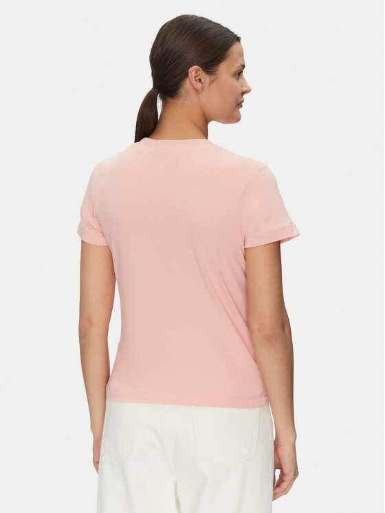 Guess Guess Футболка V5GI02 K9RM1 Рожевий Slim Fit
