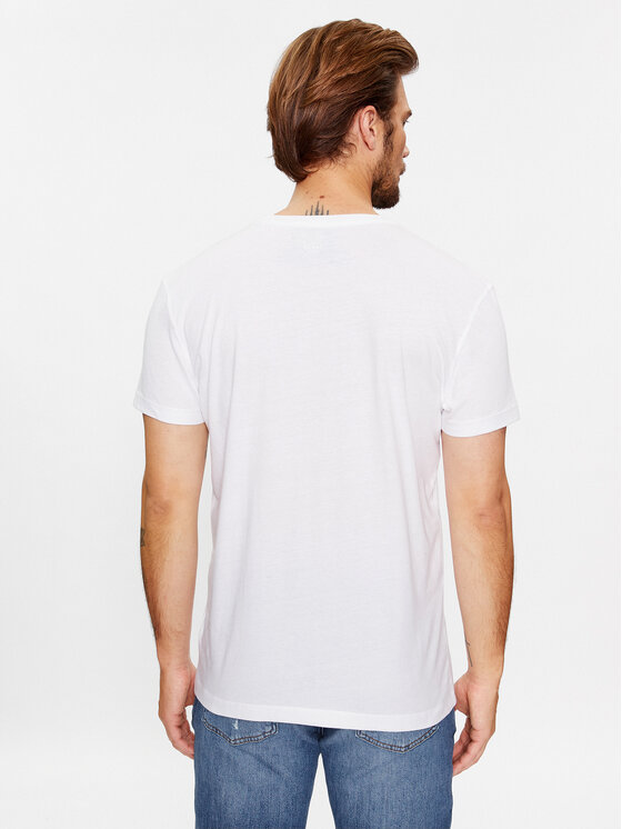Gant Gant Komplet t-shirt majic﻿ C-Neck 2 Pack 900002008 Bela Regular Fit