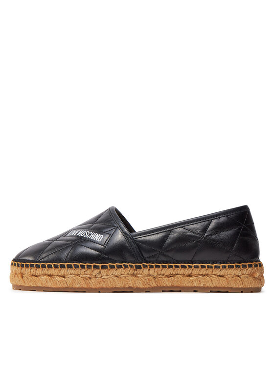 LOVE MOSCHINO Еспадрили LOVE MOSCHINO JA10582G0IIE0000 Черен