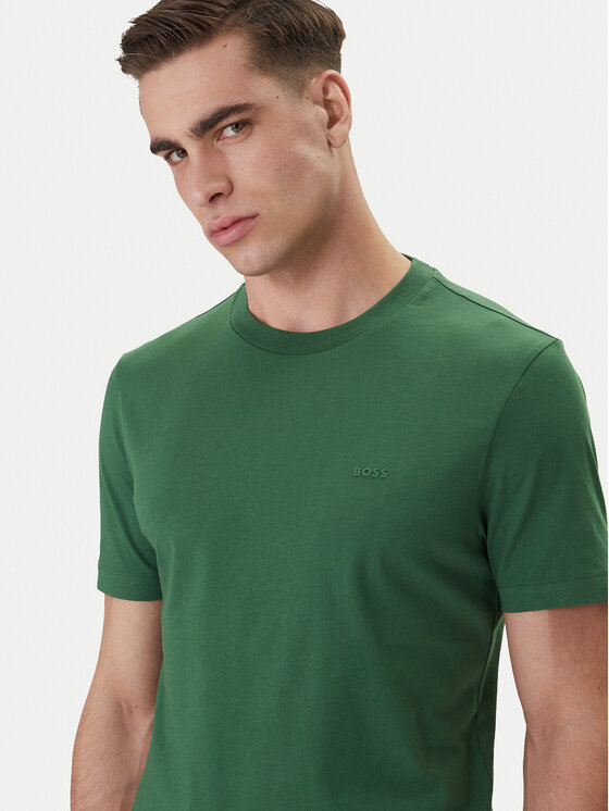 BOSS BOSS Camiseta Thompson 01 50468347 Verde Regular Fit