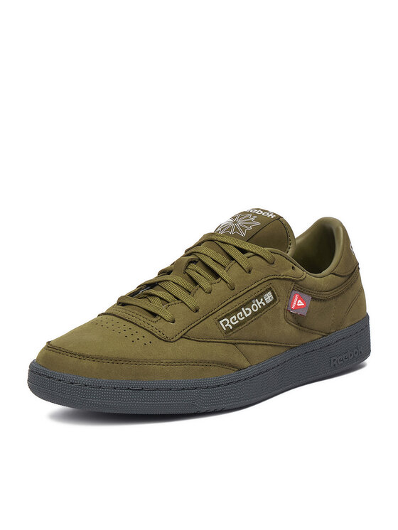 Reebok Sneakersy Reebok EO-CLUB C 85 100278976 Tmavo zelená