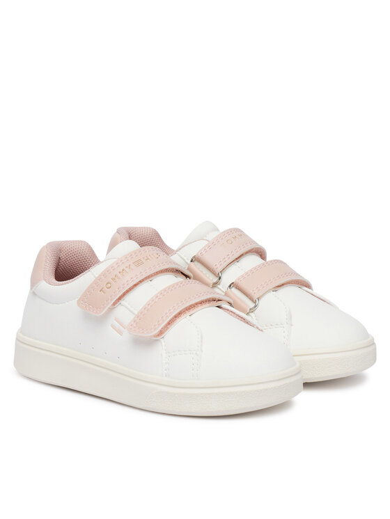 Tommy Hilfiger Sneakers Tommy Hilfiger Low Cut Velcro Sneaker T1A9-35063-1355 M Crem