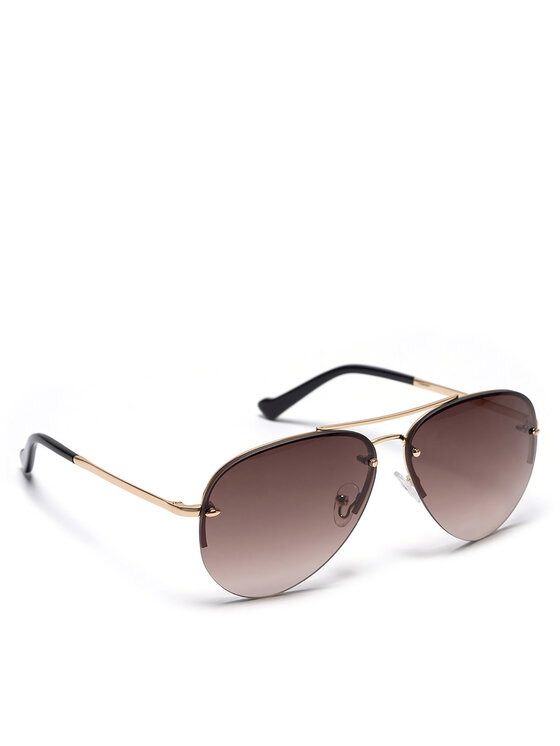 GINO ROSSI Okulary przeciwsłoneczne Gino Rossi MR22LQ006S-1 Brązowy