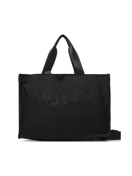 Liu Jo Borsetta Liu Jo L Tote Canvas Logo S 2A3113 T0300 Nero