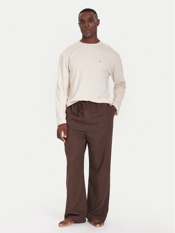 Tommy Hilfiger Tommy Hilfiger Pijama UM0UM03689 Marrón Relaxed Fit