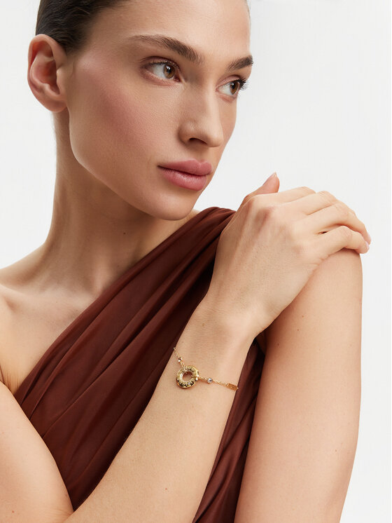 Guess Rokassprādze Guess Just Guess JUBB03 113JW Dzeltenais apzeltījums