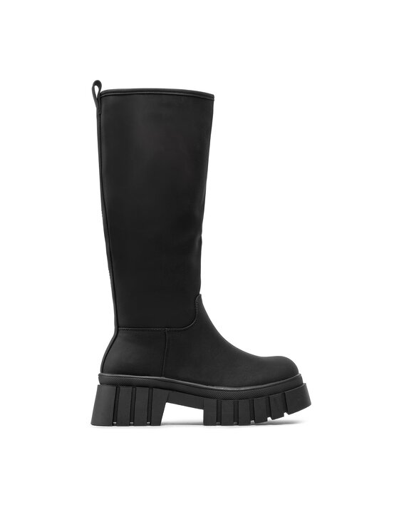 DeeZee Kozačky DeeZee ZAL90099Y-3 Černá