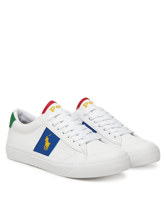 Polo Ralph Lauren Sneakersy Polo Ralph Lauren Ryley RL02447102 Biela