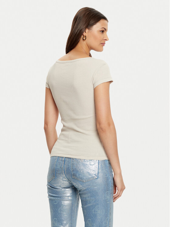 Guess Guess Футболка W4RP47 K1814 Сірий Regular Fit