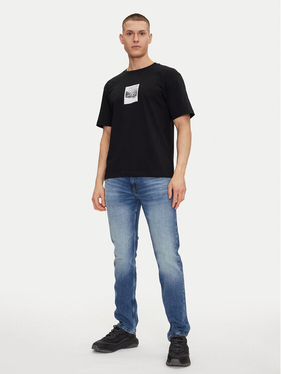 HUGO HUGO Футболка Darthy 50537535 Чорний Relaxed Fit