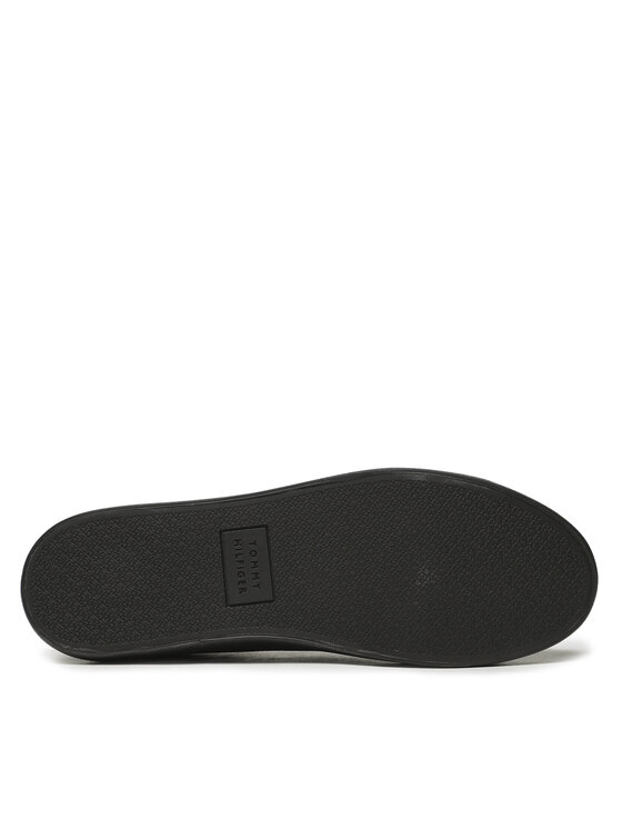 Tommy Hilfiger Tenisky Tommy Hilfiger Th Hi Vulc Core Low Canvas FM0FM04737 Čierna
