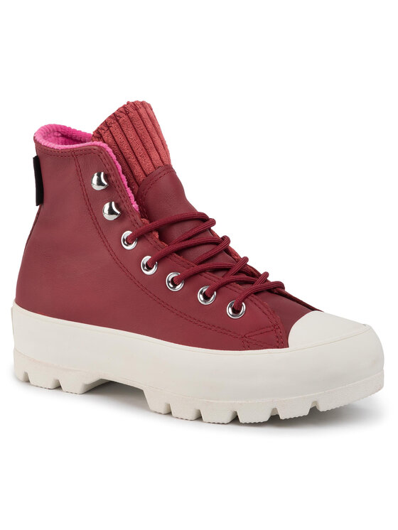 Converse Modne superge Converse Ctas Lugged Winter Hi GORE-TEX 565007C Bordo rdeča