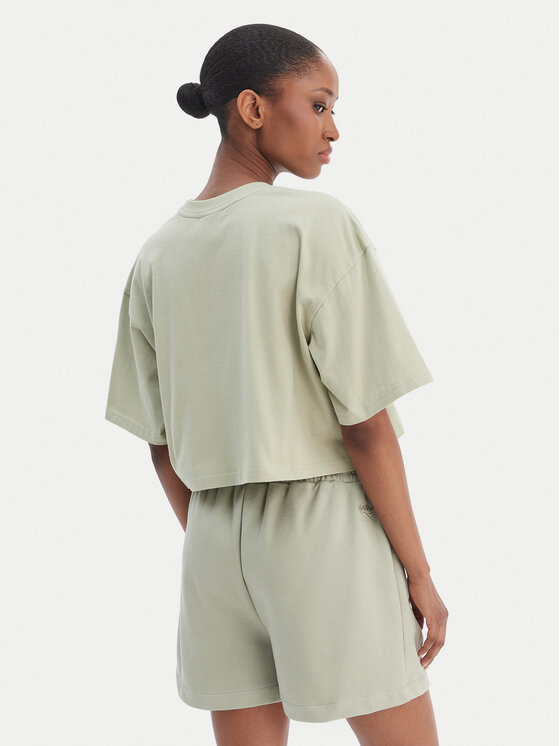 Reebok Reebok T-Shirt Reebok x Ewa Chodakowska RK25612CCW Ανοιχτό πράσινο Relaxed Fit