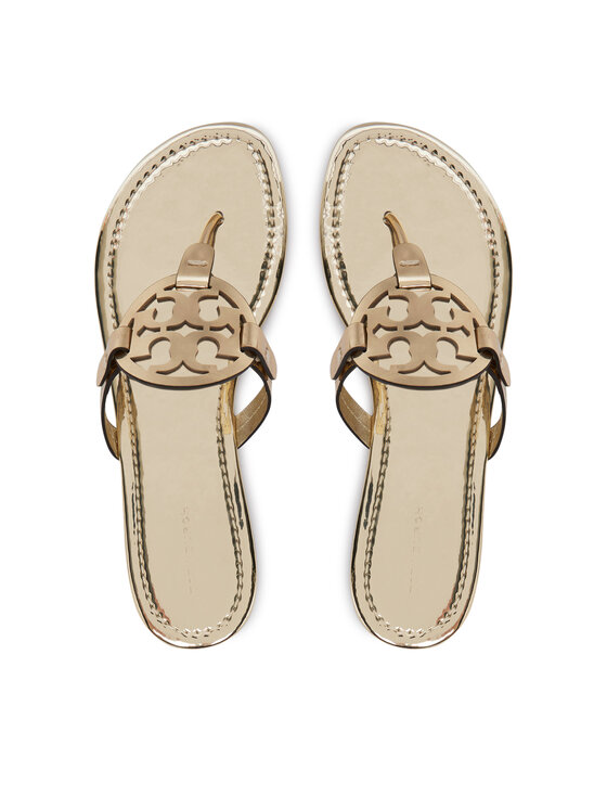 Tory Burch В'єтнамки Tory Burch Miller 170345 Золотий