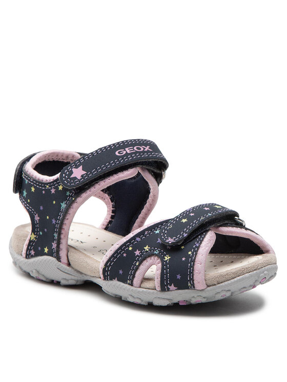 Sandały Geox J S.Roxanne B J25D9B 05015 C0694 S Granatowy | Eobuwie.com.pl