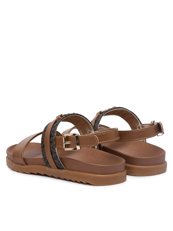 MICHAEL Michael Kors Sandały MICHAEL Michael Kors Irene MK03298210 Brązowy