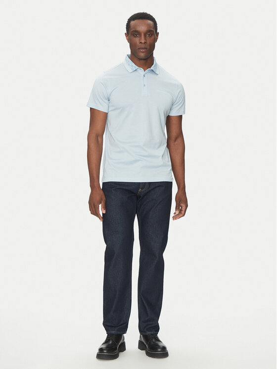 KARL LAGERFELD KARL LAGERFELD Polo 745001 552200 Plava Slim Fit