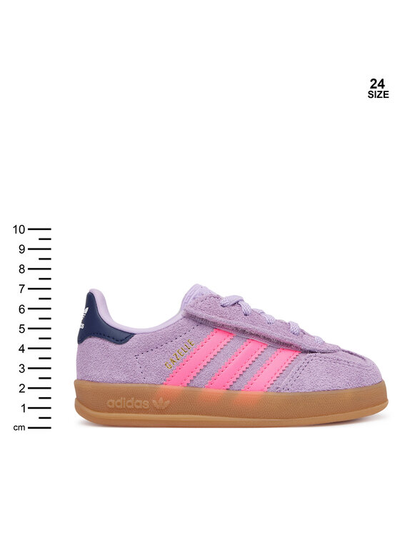 adidas Снікерcи adidas Gazelle Indoor Comfort Closure Elastic Lace IH4012 Фіолетовий