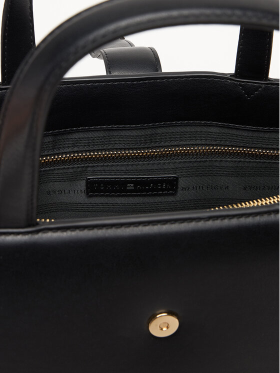 Tommy Hilfiger Rankinė Tommy Hilfiger Th Heritage Satchel AW0AW18287 Juoda