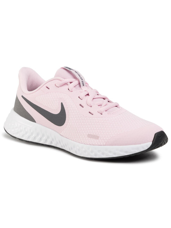 Nike Маратонки за бягане Nike Revolution 5 (Gs) BQ5671 601 Розов