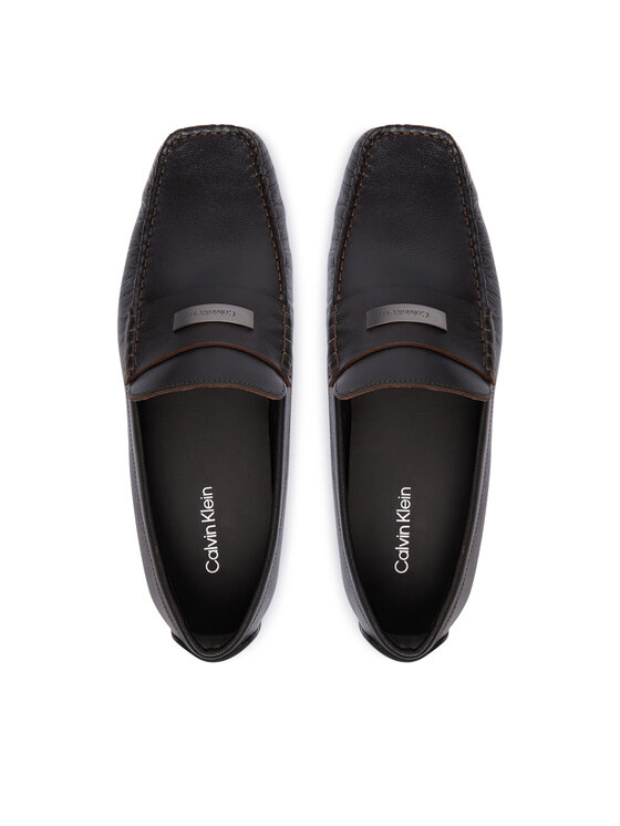 Calvin Klein Mokasíny Calvin Klein Driver Hdw Lth HM0HM02264 Tmavě hnědá