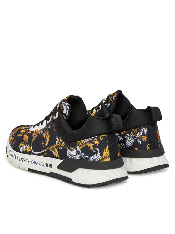 Versace Jeans Couture Снікерcи Versace Jeans Couture 78YA3SA1 Чорний