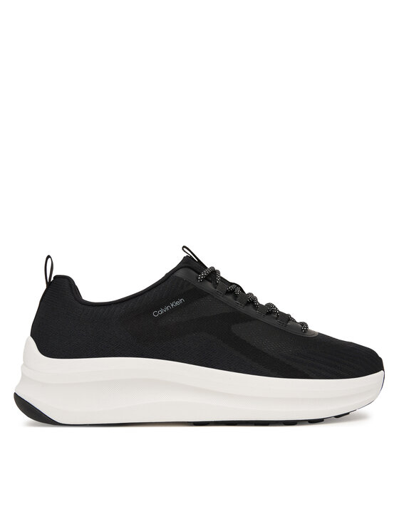Calvin Klein Sneakersy Calvin Klein Andrea - Chunky Ck Stripe Runner Trainers HM0HM02158 Czarny