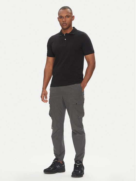 Parajumpers Parajumpers Polo Space 25SMPMPOXF06 Crna Regular Fit