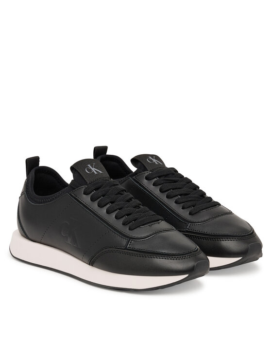 Calvin Klein Αθλητικά Calvin Klein Retro Runner Sock Panl Lth Neo HW0HW03118 Μαύρο