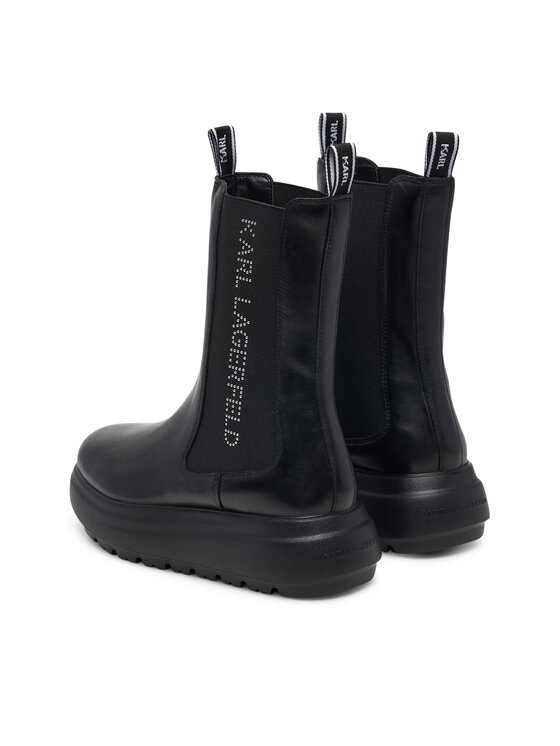KARL LAGERFELD Μποτάκια με λάστιχο KARL LAGERFELD Katya KL46660 Μαύρο