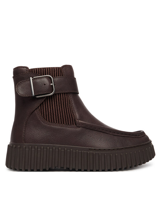Clarks Боти Clarks Torhill Buckle 26327987 Кафяв