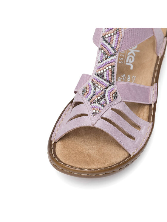 Rieker Sandali Rieker 60801-30 Roza