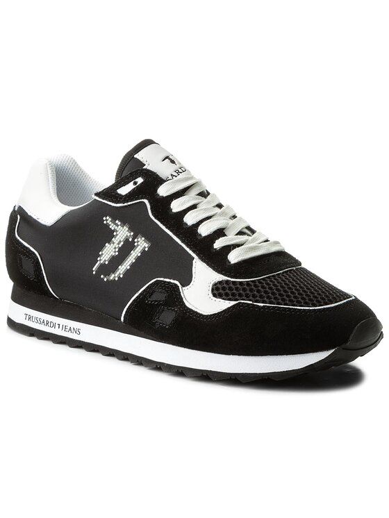 Trussardi Sneakersy Trussardi 77A00074 Czarny