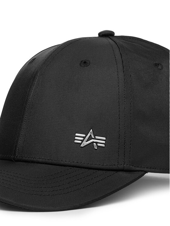 Alpha Industries Καπέλο Jockey Alpha Industries Metal Label 156905 Μαύρο