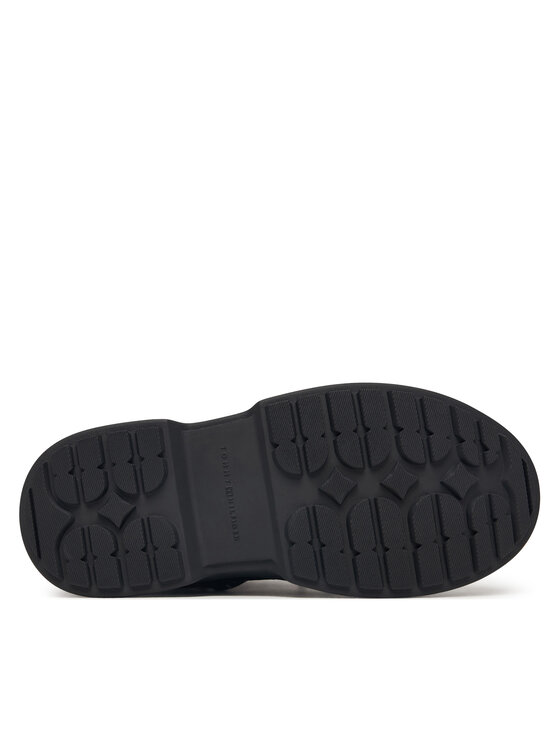 Tommy Hilfiger Čizme za snijeg Tommy Hilfiger Lace-Up Water Resist Snow Boot FW0FW09546 Crna