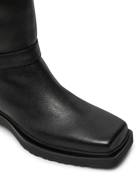 Patrizia Pepe Kozačky Patrizia Pepe 2Y0025/L034 Černá