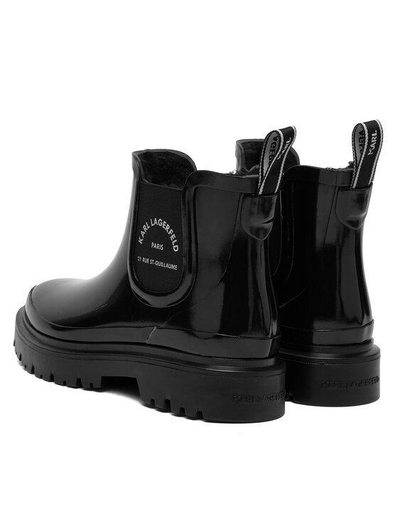 KARL LAGERFELD Гумові чоботи KARL LAGERFELD KL47140 Чорний