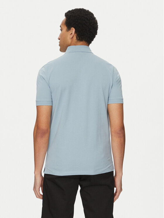 HUGO HUGO Поло Dereso232 50490770 Блакитний Slim Fit