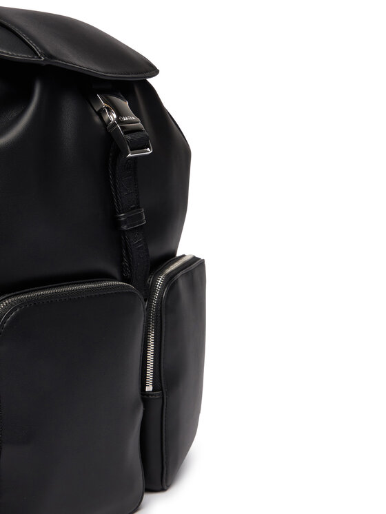 Calvin Klein Rucsac Calvin Klein Webbing Strap Flap LV04F3590G Negru