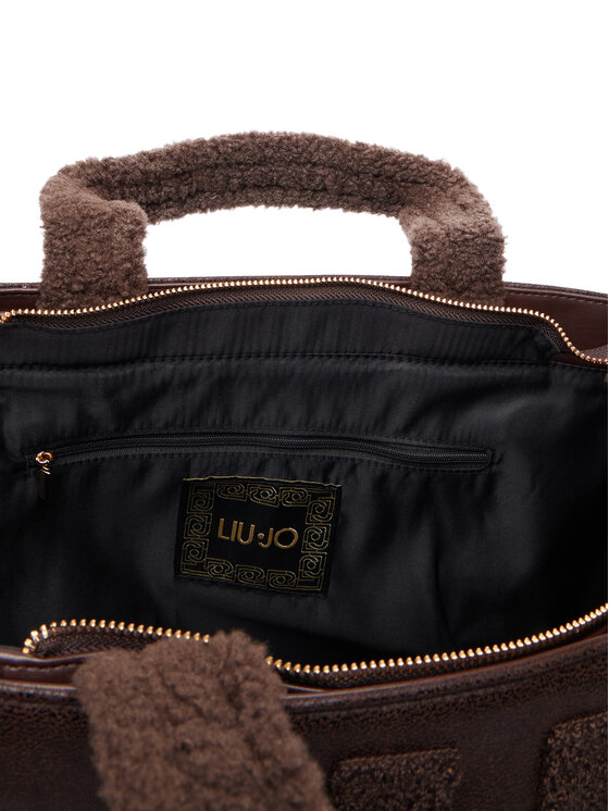 Liu Jo Сумка Liu Jo L TOTE FAKE MONTONE 2F6037 E0021 Коричневий