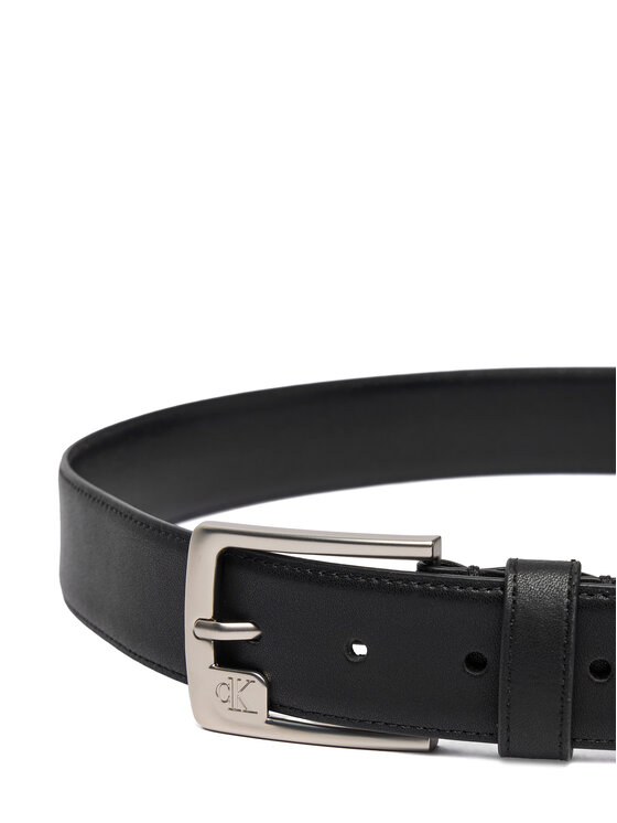 Calvin Klein Pánsky opasok Calvin Klein Ssnl Mono Frame Buckle 35Mm LV04D7040G Čierna