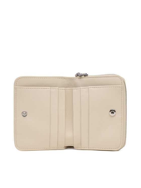 Calvin Klein Portafoglio Calvin Klein Ck Medium Flap Zip Around LV04F1075G Crema